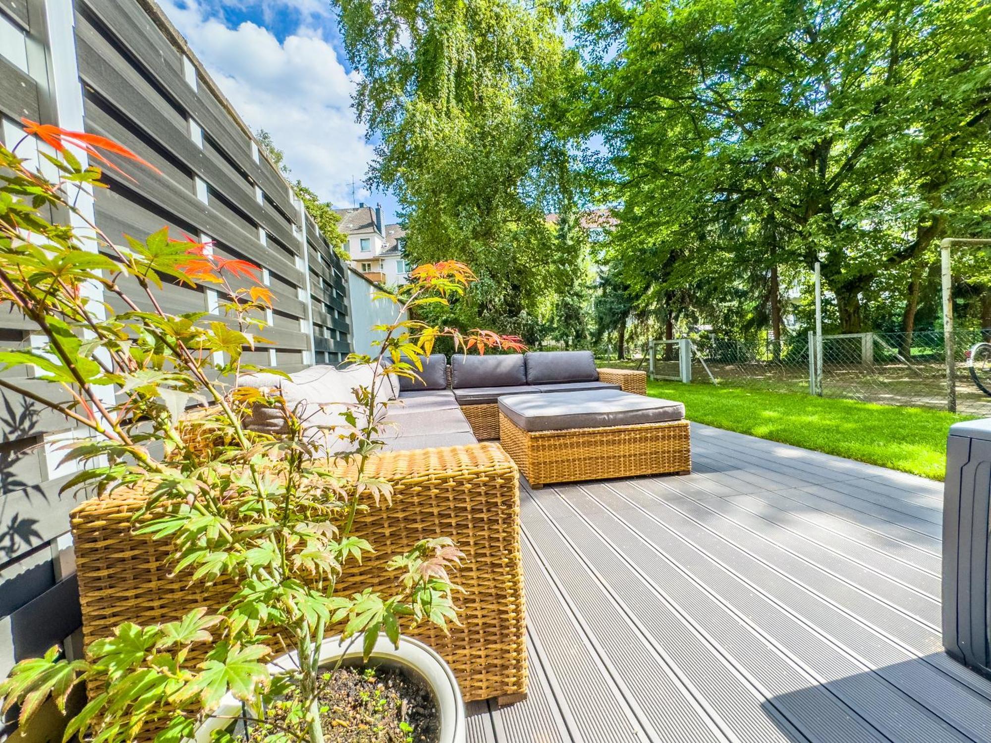 Citynah, Balkon, Grosse Kueche Und Garten Ганновер Экстерьер фото